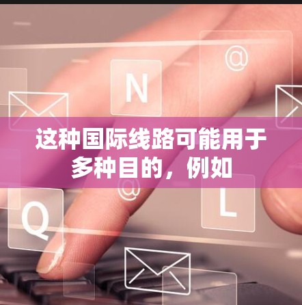 这种国际线路可能用于多种目的,例如 这种国际线路可能用于多种目的,例如