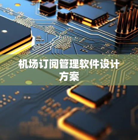 机场订阅管理软件设计方案 机场订阅管理软件设计方案