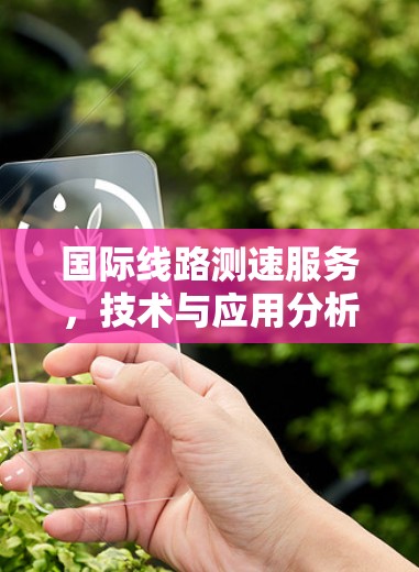 国际线路测速服务，技术与应用分析