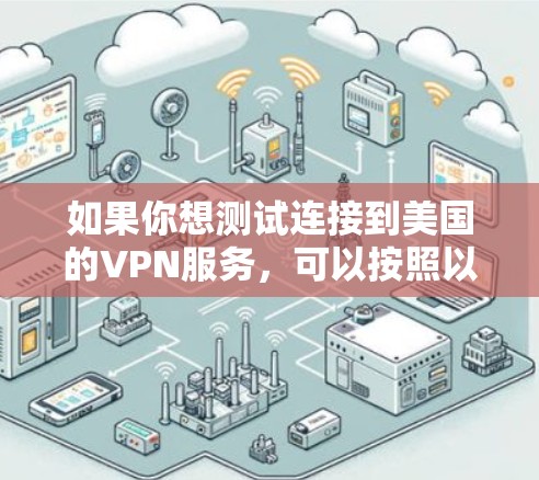 如果你想测试连接到美国的VPN服务,可以按照以下步骤进行测试 如果你想测试连接到美国的VPN服务,可以按照以下步骤进行测试