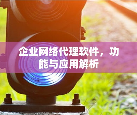 企业网络代理软件，功能与应用解析