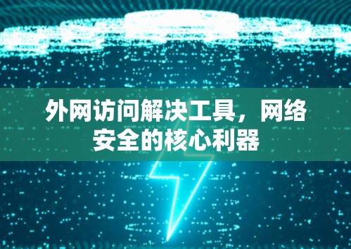 外网访问解决工具,网络安全的核心利器 外网访问解决工具,网络安全的核心利器
