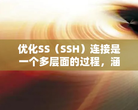 优化SS（SSH）连接是一个多层面的过程，涵盖了服务器配置、客户端设置、安全性、监控和日志分析等多个方面。以下是对各个方面的详细分析和优化方法