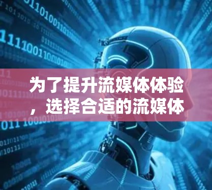 为了提升流媒体体验，选择合适的流媒体加速工具至关重要。以下是根据不同需求和使用场景的建议