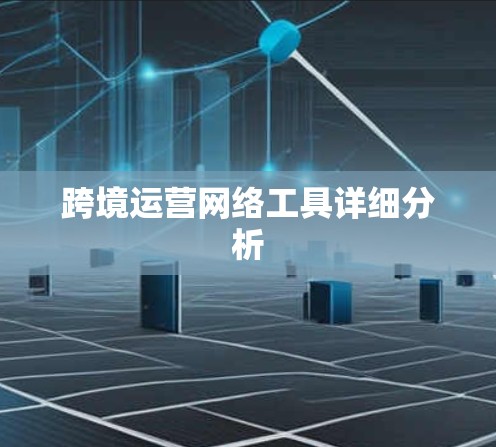 跨境运营网络工具详细分析 跨境运营网络工具详细分析